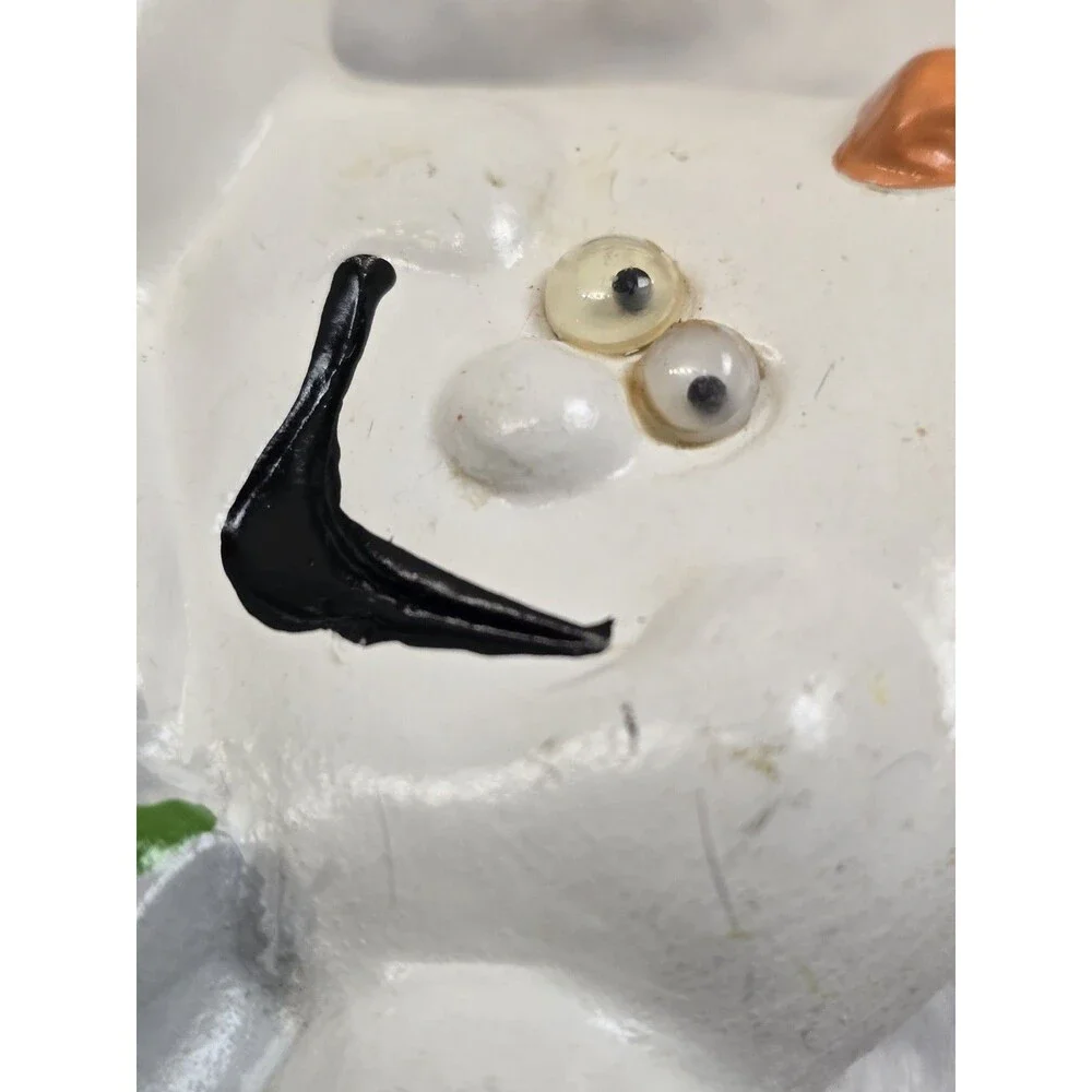 Vintage Halloween Ceramic Ghost Mold Googly Eyes Hand Painted 80s 90s Decoration